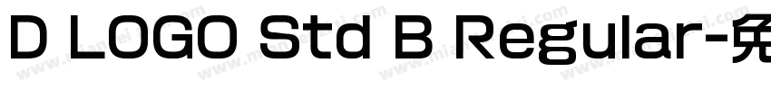 D LOGO Std B Regular字体转换